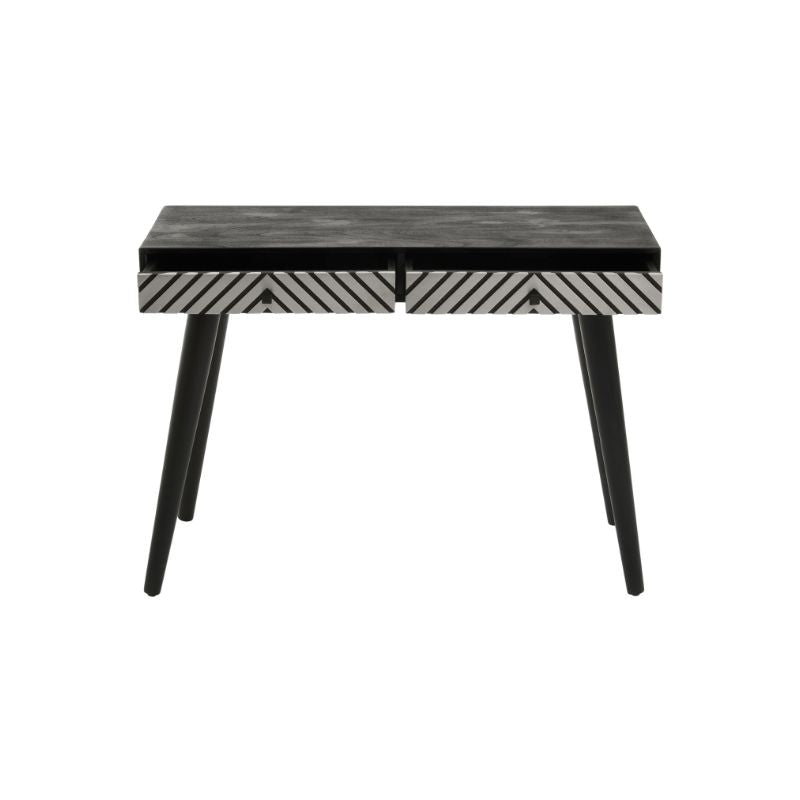 April Monochrome Console Table