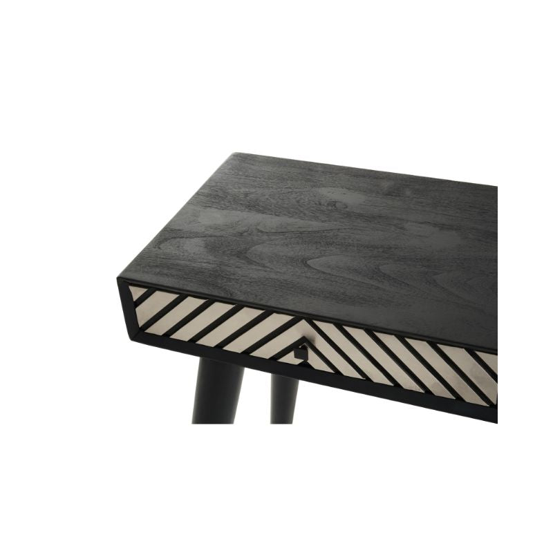 April Monochrome Console Table