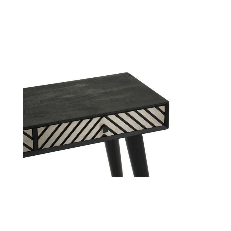 April Monochrome Console Table