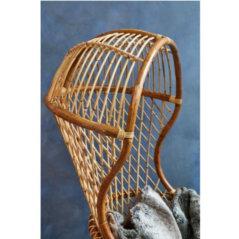 August Rattan Statement Chair