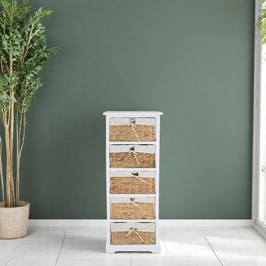 Bea 5 Seagrass Drawer Chest