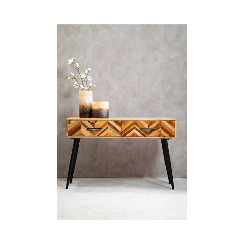 Clover Two Drawer Console Table