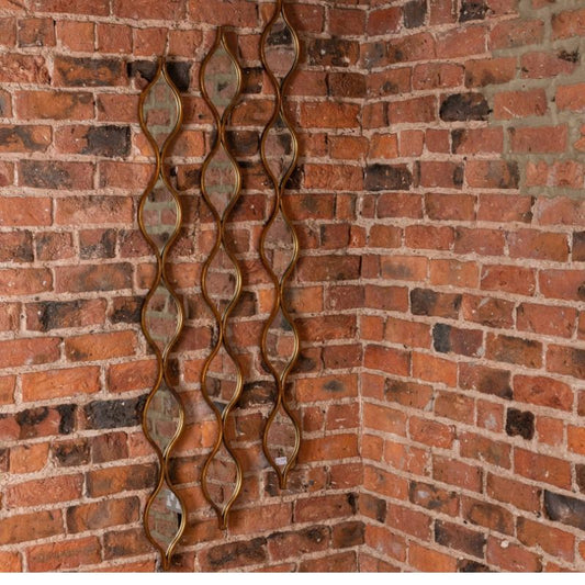 Deniz Gold Hanging Mirror