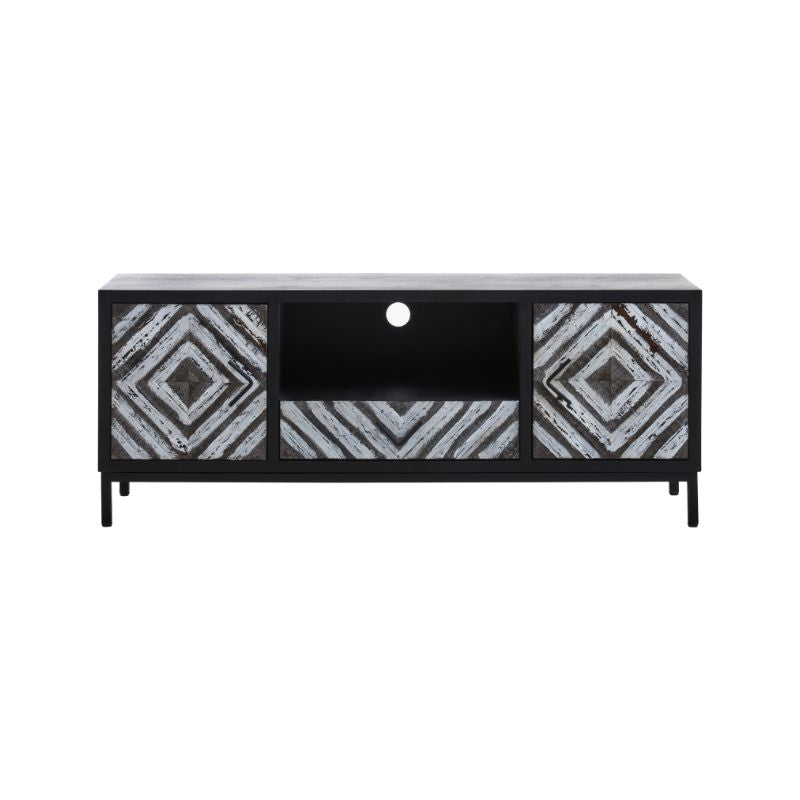 El Paso Black Frame Media Unit