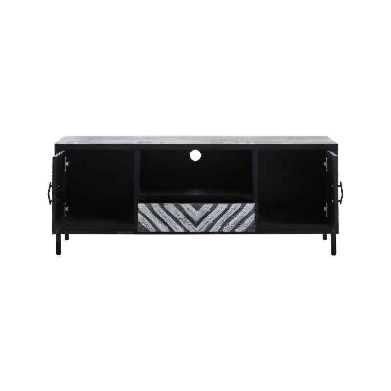 El Paso Black Frame Media Unit