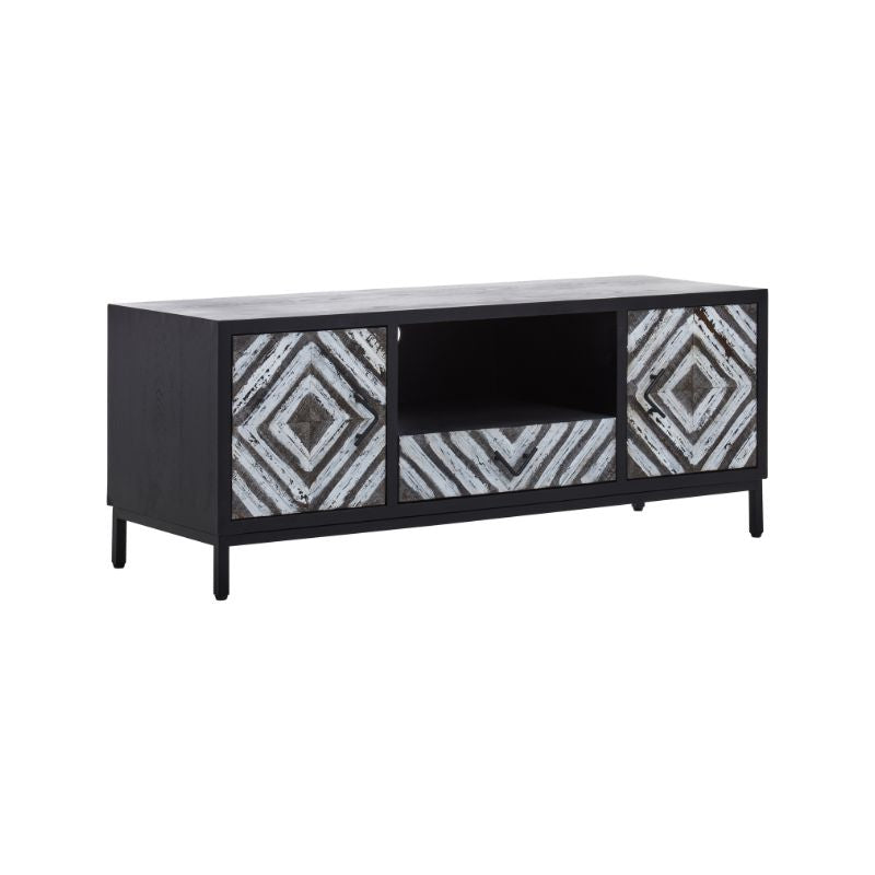 El Paso Black Frame Media Unit