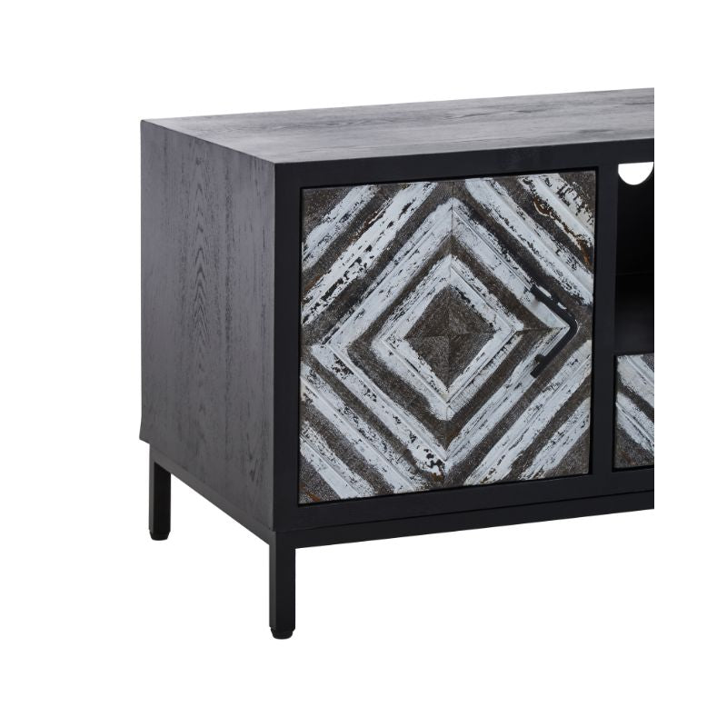 El Paso Black Frame Media Unit