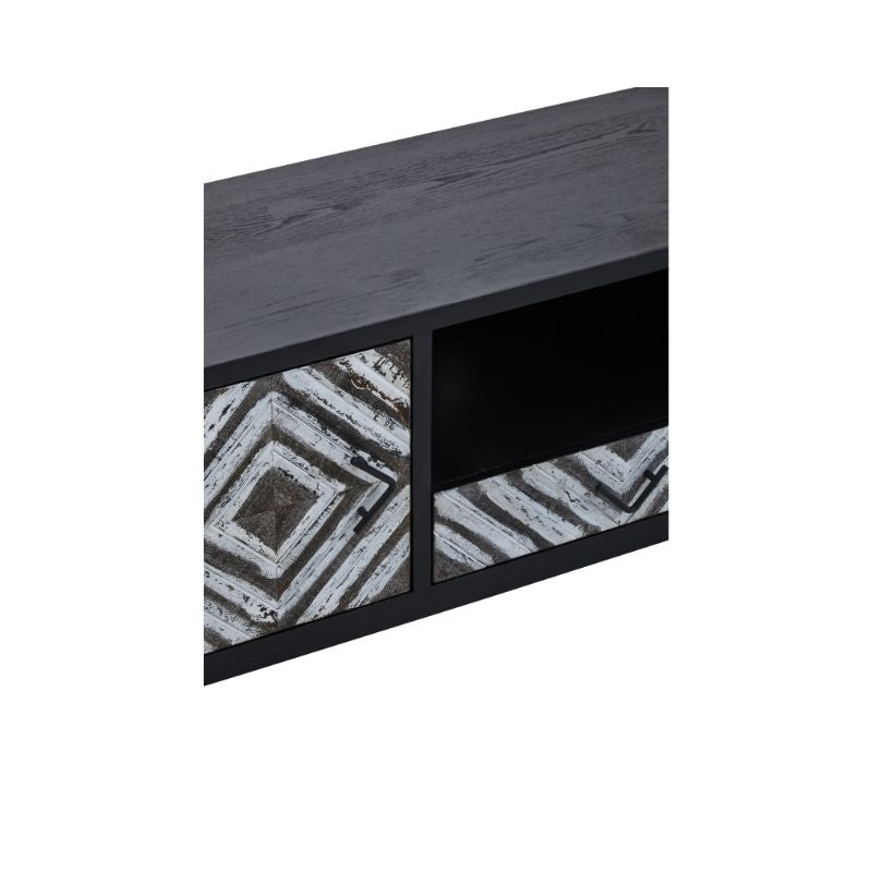 El Paso Black Frame Media Unit