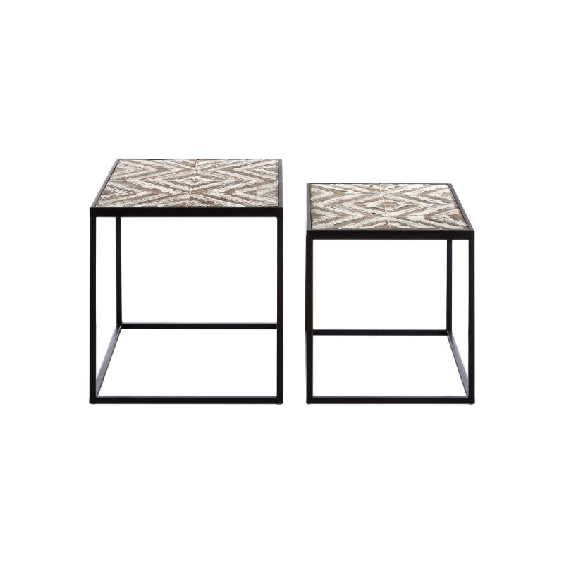El Paso Set of Two Side Tables