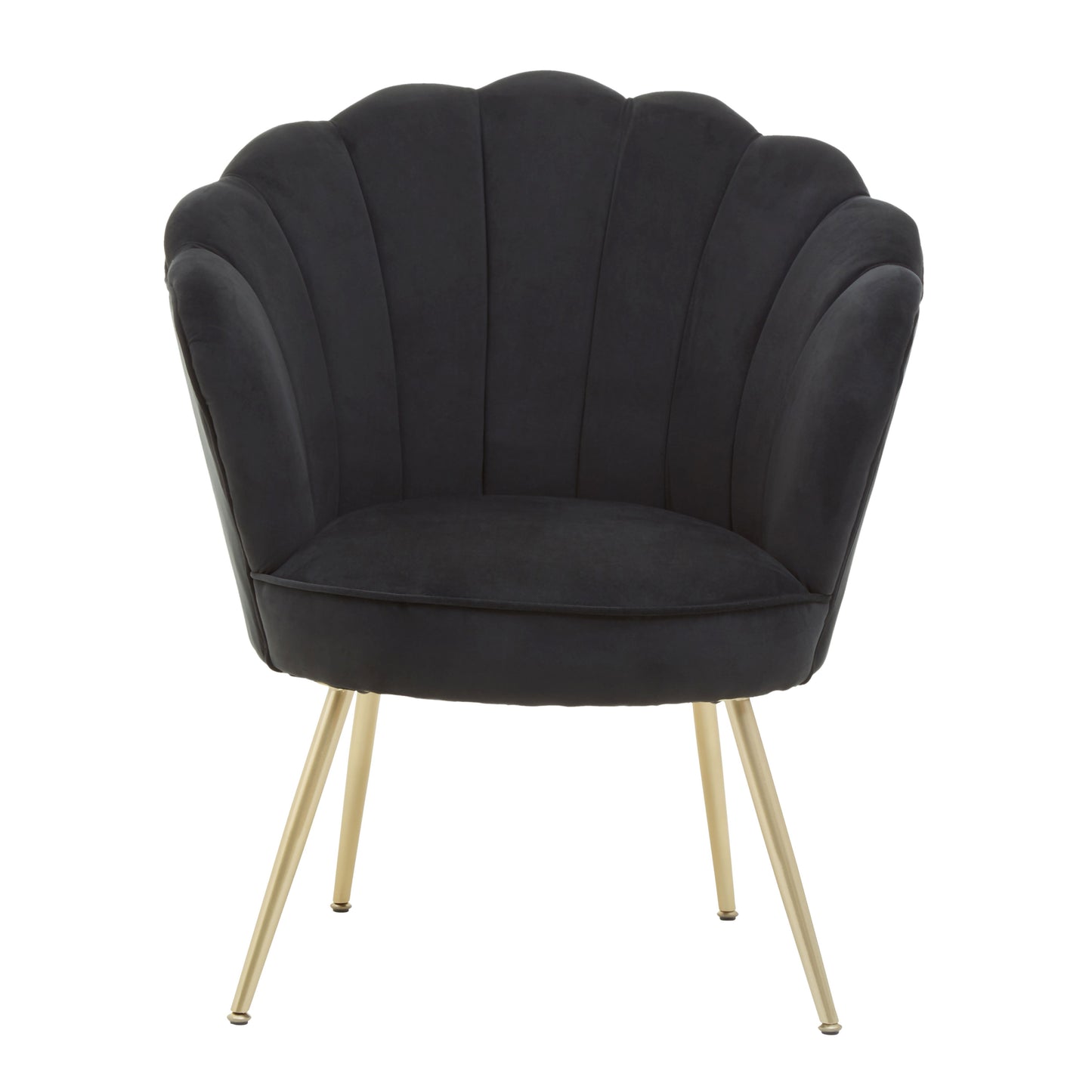 Freya Velvet Scalloped Chair