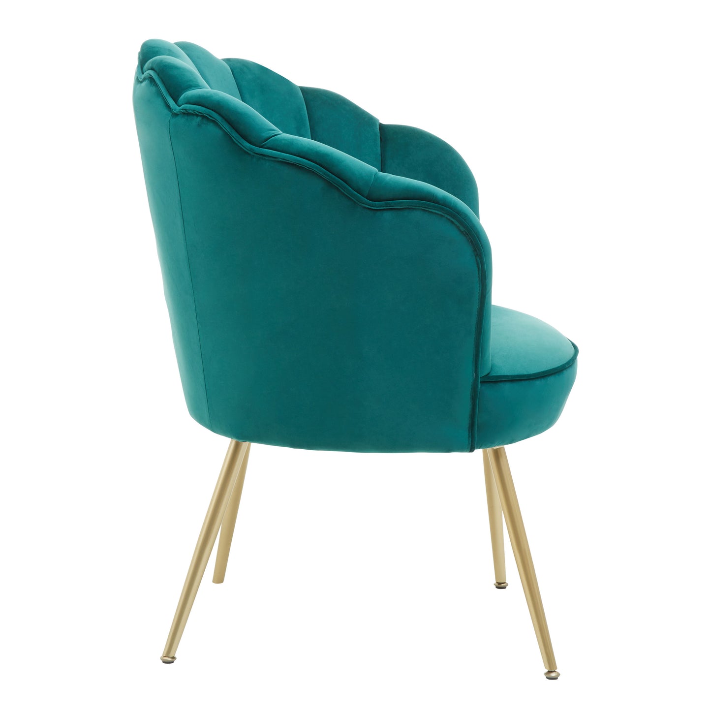 Freya Velvet Scalloped Chair
