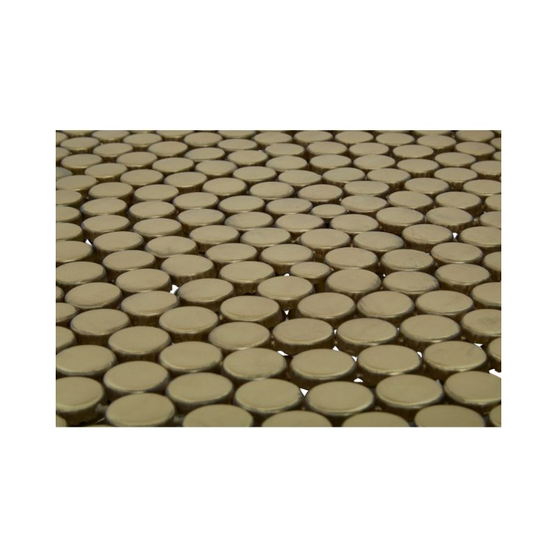 Giulia Gold Finish Beaded Coffee Table