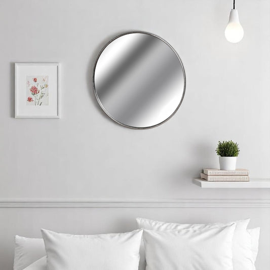 Global Silver Wall Mirror