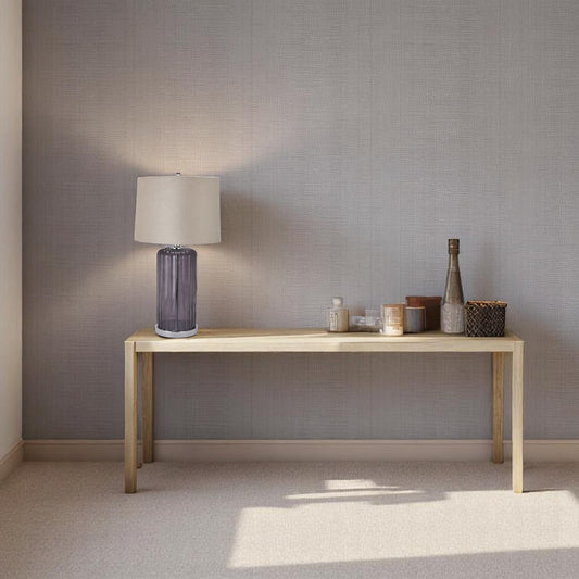 Helena Glass Lamp With Velvet Shade