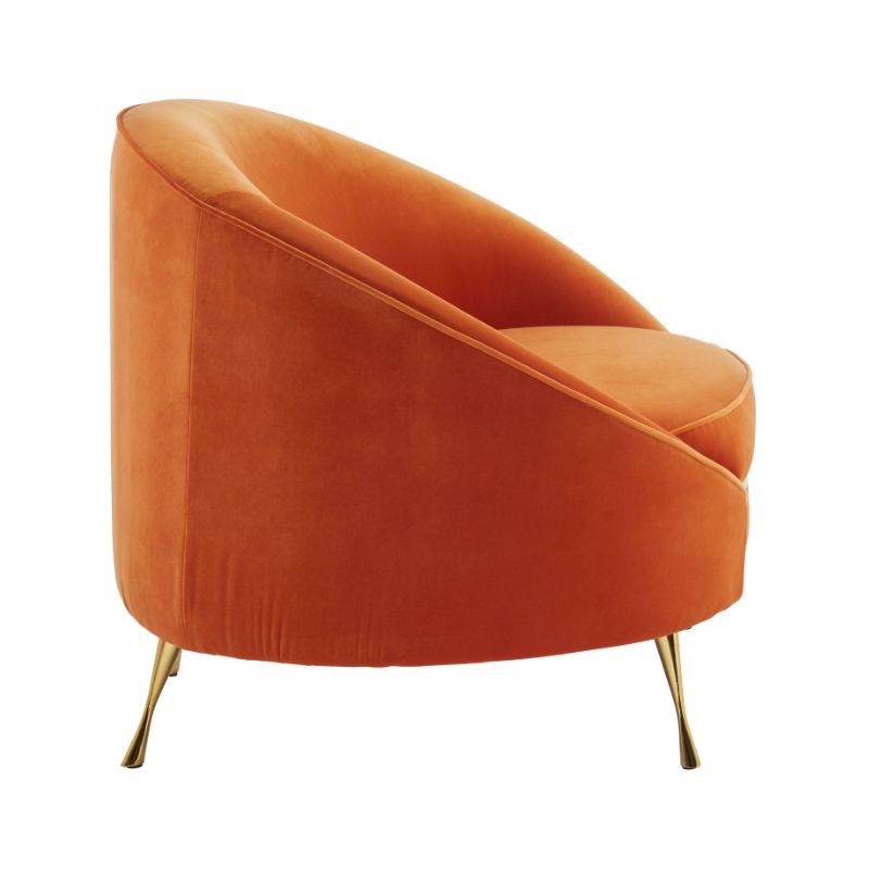 Isla Velvet Orange Armchair