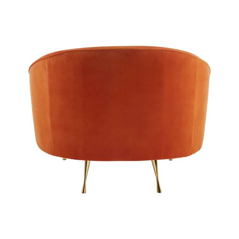 Isla Velvet Orange Armchair