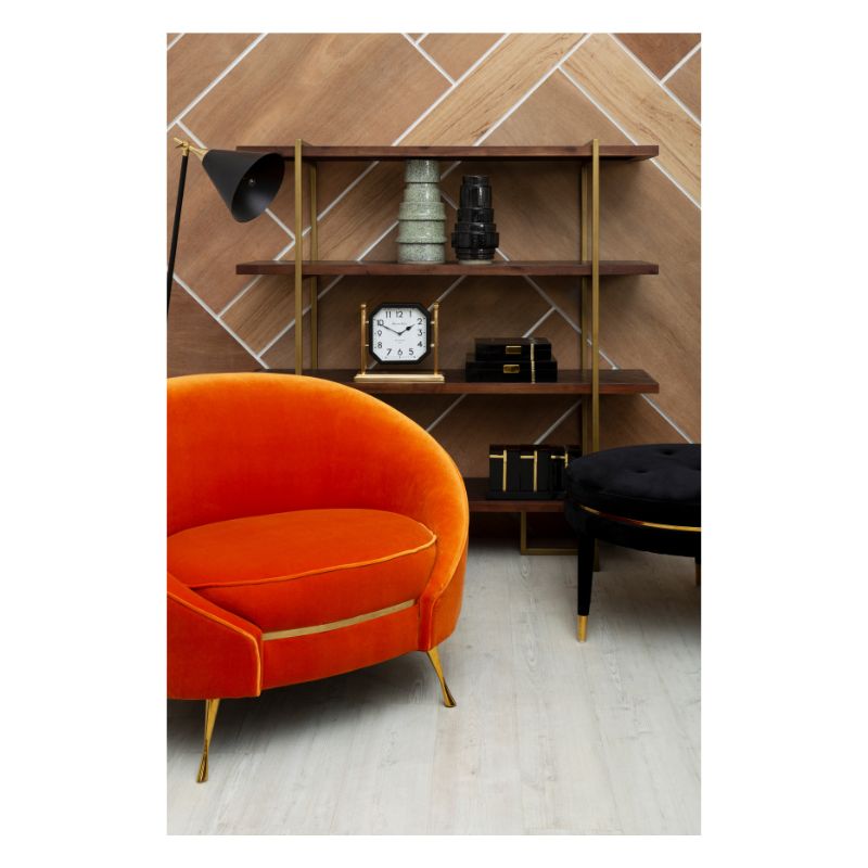 Isla Velvet Orange Armchair