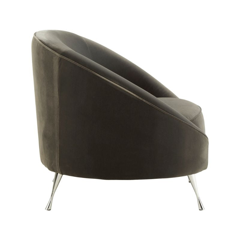 Isla Velvet Grey Armchair