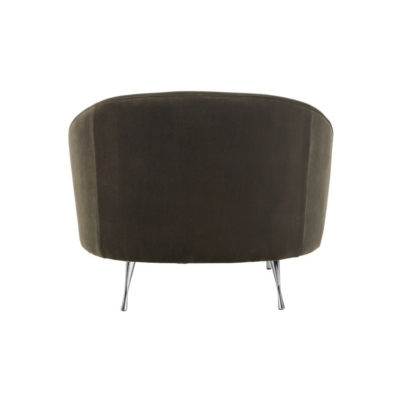Isla Velvet Grey Armchair