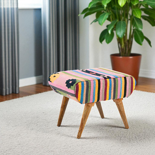 Ivy Multicolour Footstool