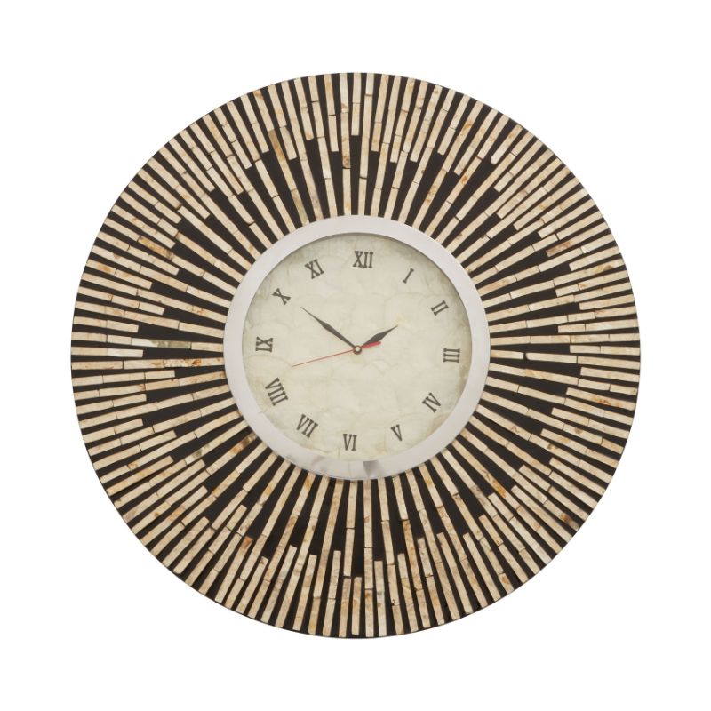 Jaxon Black and Gold Wall Clock