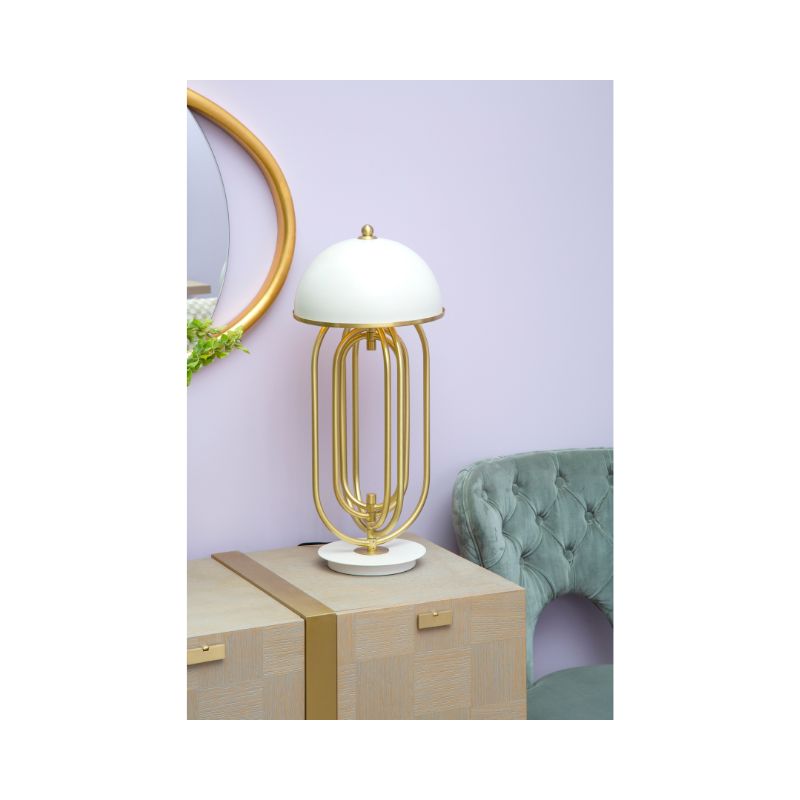 Lexicon Table Lamp With White Shade