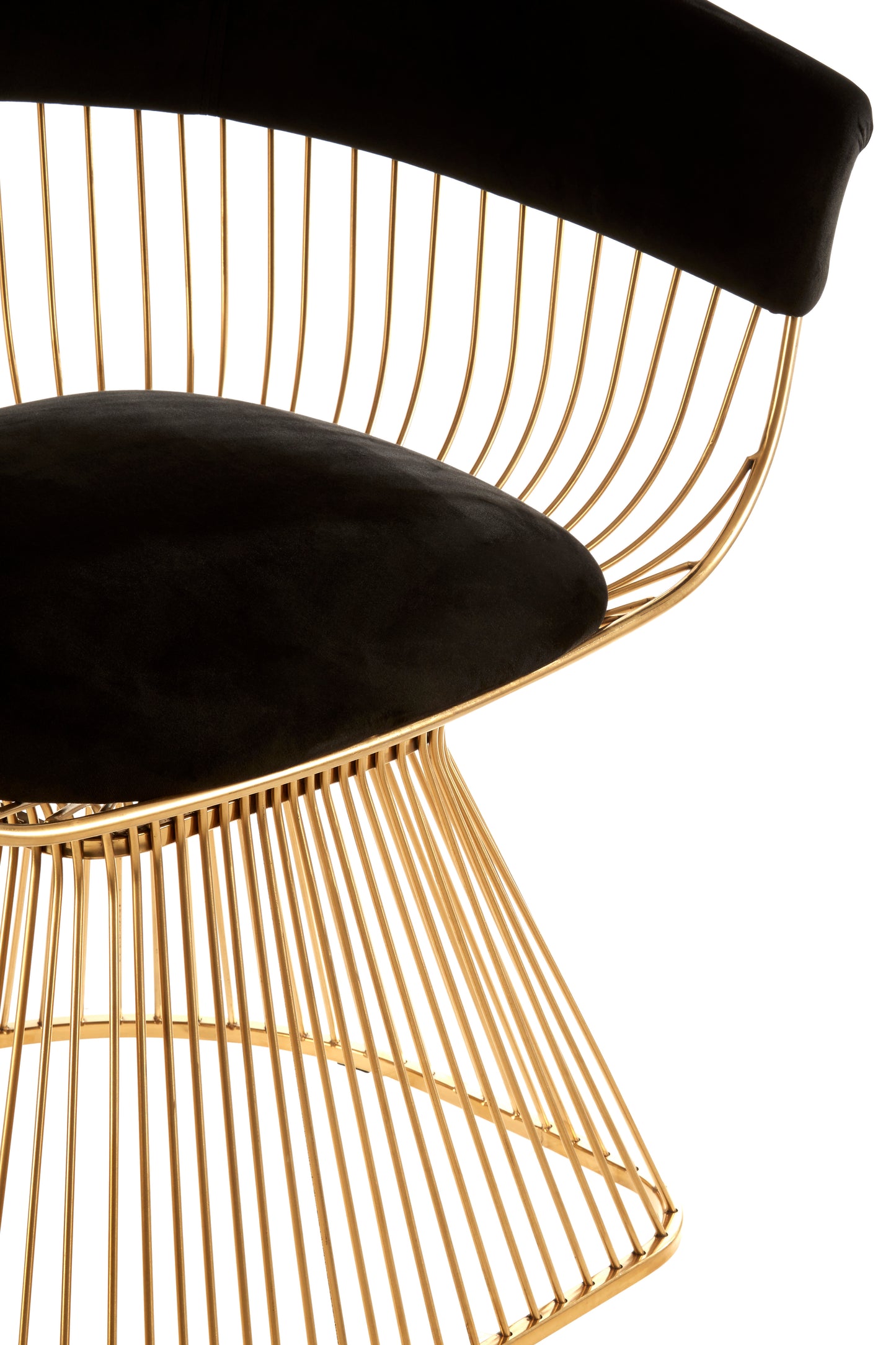 Naomi Black and Gold Chair