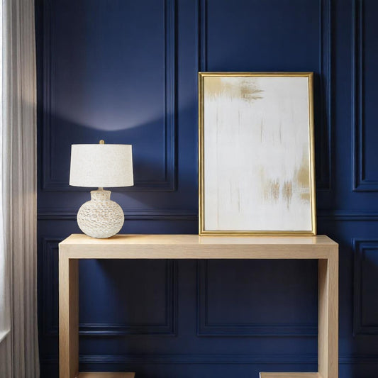 Pagham Bulbous Wicker Table Lamp