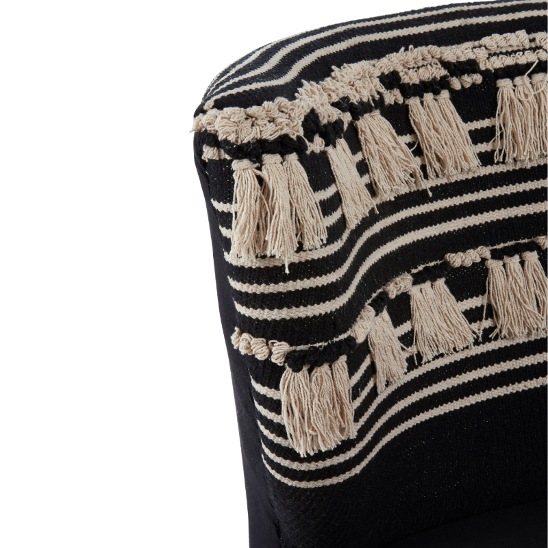 Vivi Black Moroccan Chair