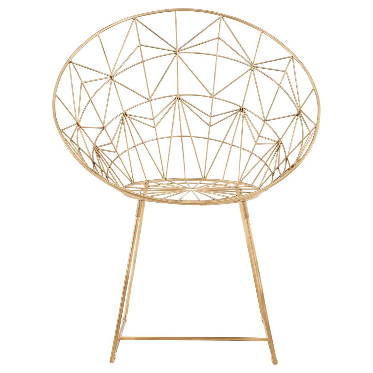 Asteroid Accent Chair in Gold