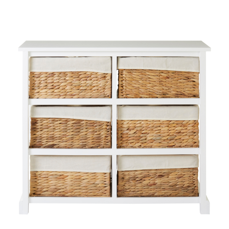Bea 6 Seagrass Drawer Chest