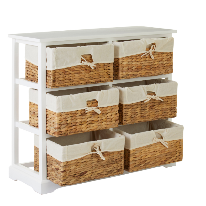 Bea 6 Seagrass Drawer Chest
