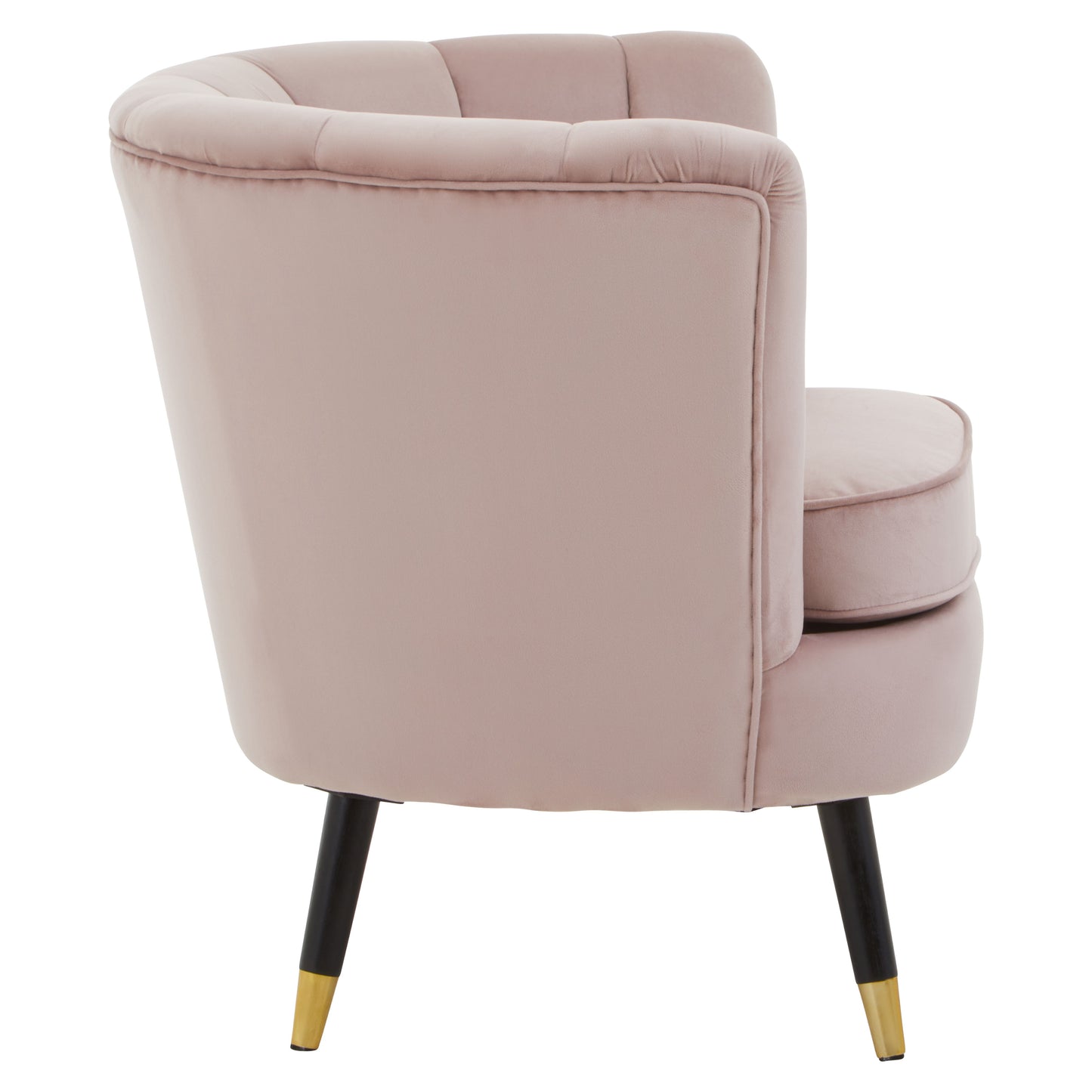 Cora Dusty Pink Velvet Accent Chair