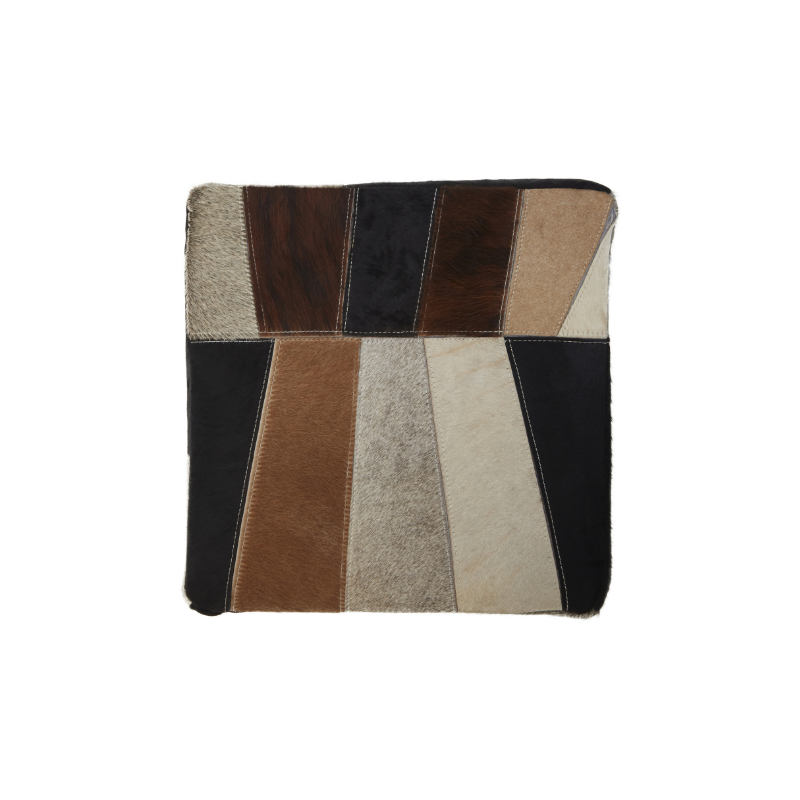 Deema Striped Pouffe