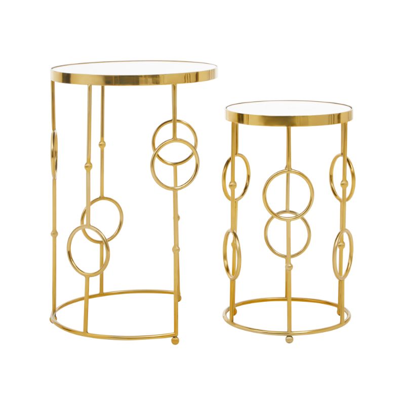 Hollywood Side Tables- Set of Two