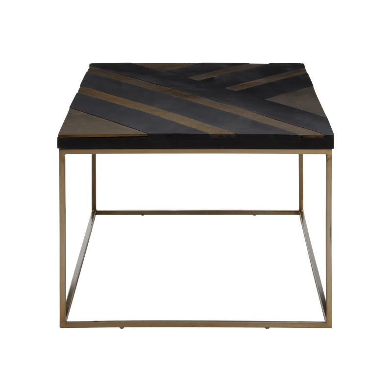 Isabella Black and Gold Coffee Table