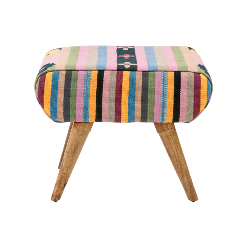 Ivy Multicolour Footstool