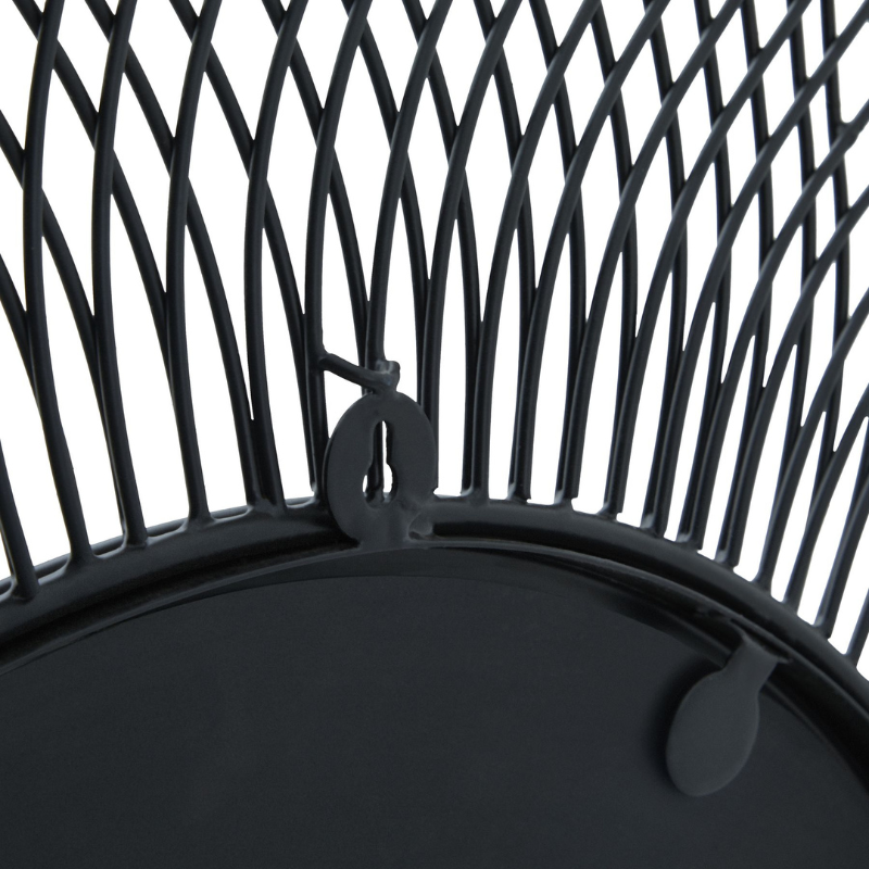 La Paz Black Large Wire Mirror
