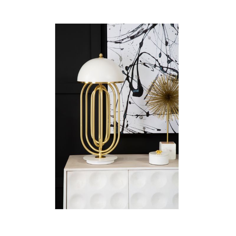 Lexicon Table Lamp With White Shade