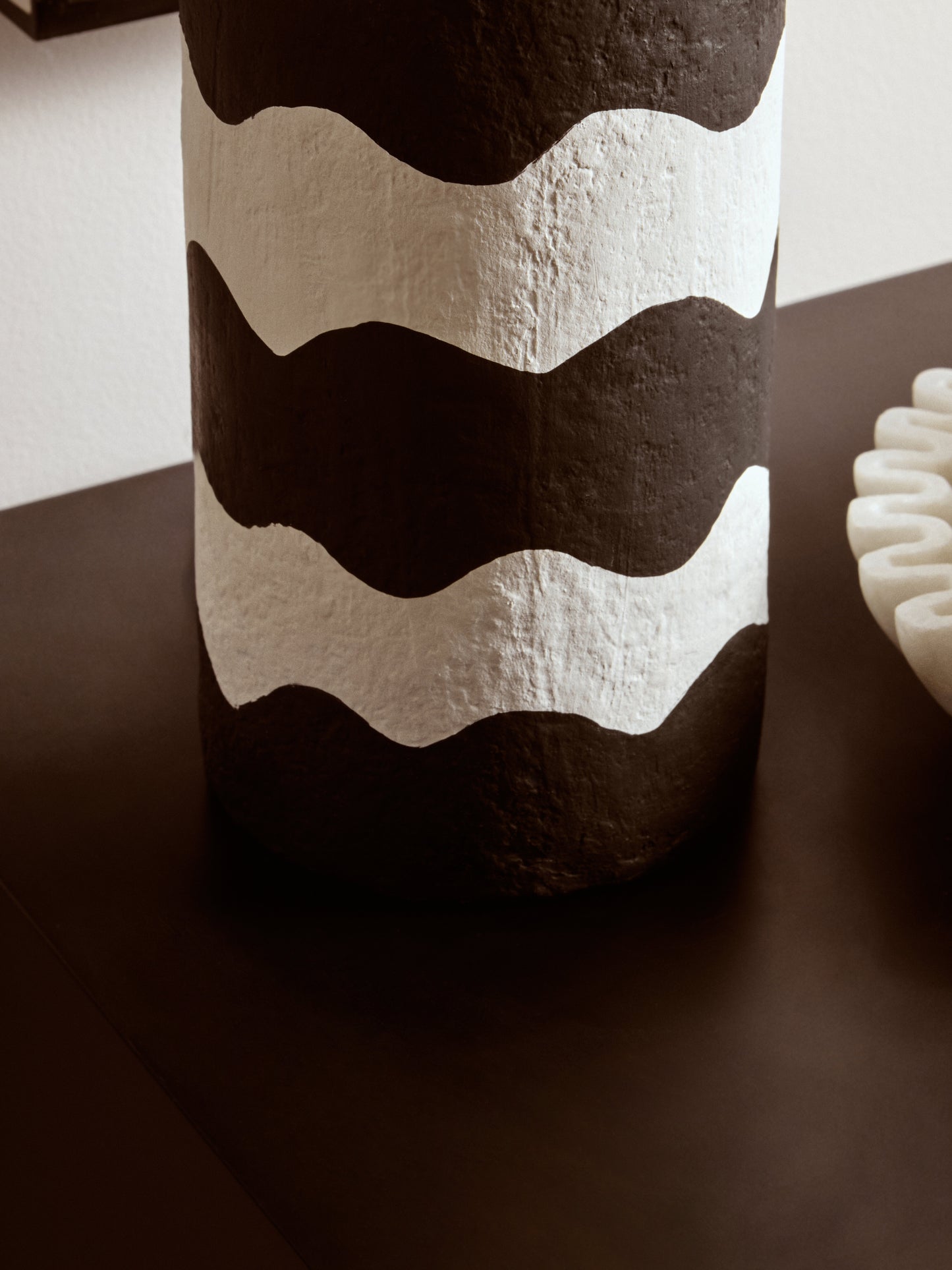 Maeve Black and White Table Lamp