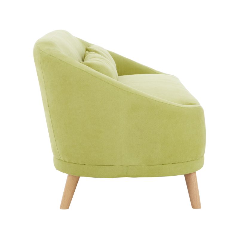 Sadie Green Linen Sofa