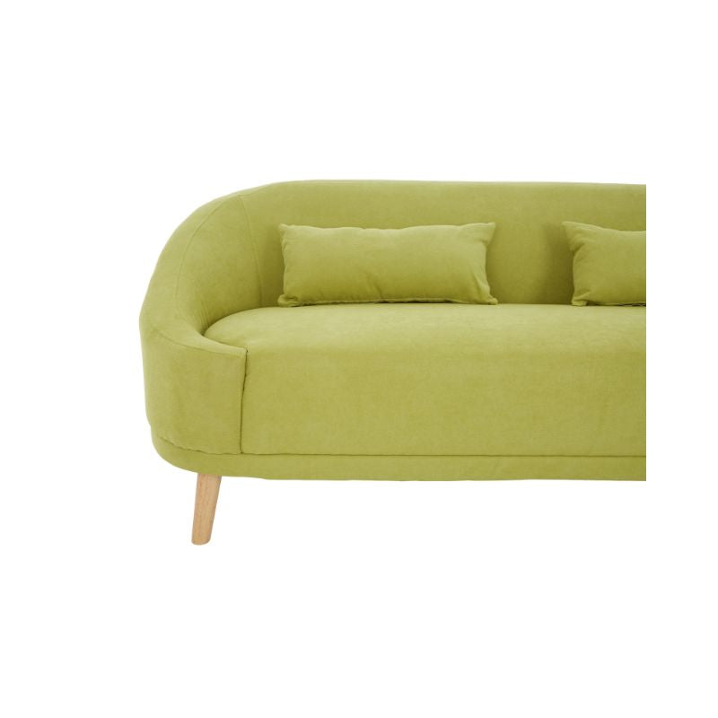 Sadie Green Linen Sofa